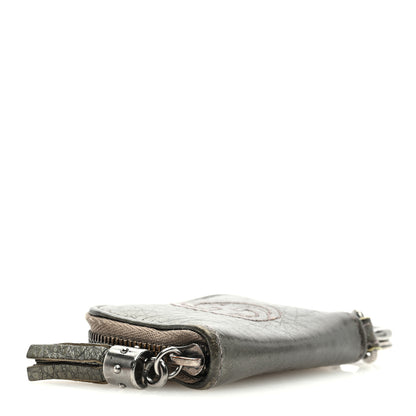 Gucci Metallic Pebbled Calfskin Soho Coin Purse Key Ring Sasso 4 of 6
