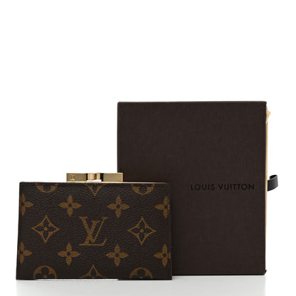 Louis Vuitton Monogram French Kiss Lock Coin Purse 8 of 8