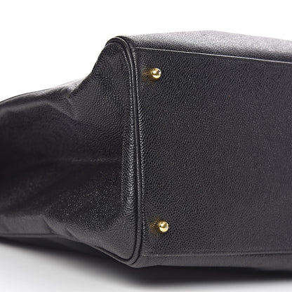 Chanel Caviar XL Weekender Bag Black 10 of 12