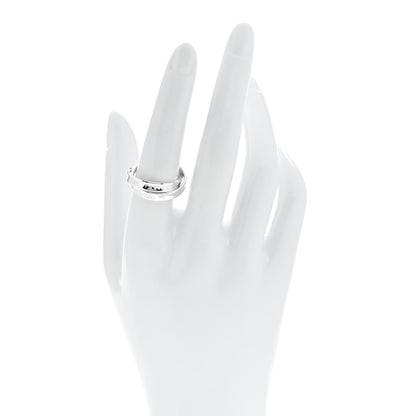 Tiffany Sterling Silver 1837 Interlocking Circles Ring 56 7.5 2 of 5