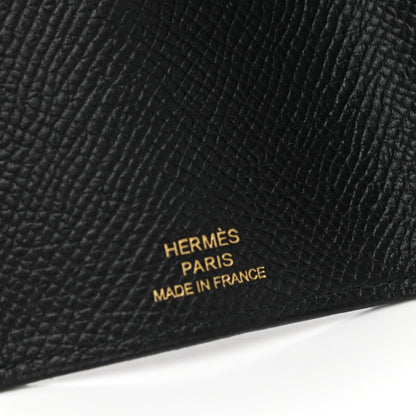 Hermes Epsom Bearn Multicles 4 Key Holder Black 6 of 6
