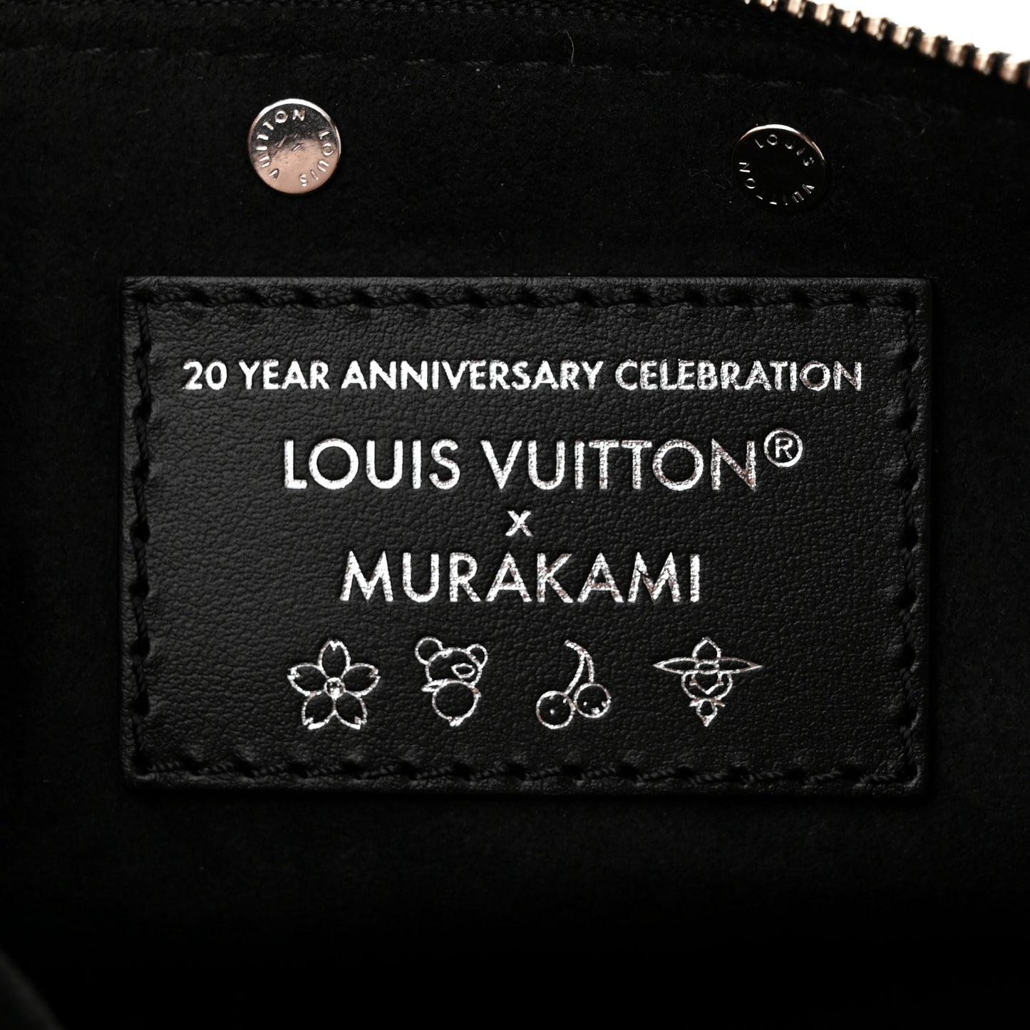 LV X TM Monogram Multicolor Pochette Accessories Black