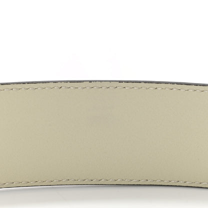 Gucci Calfskin Double G 40mm Belt 85 34 Mystic White 7 of 7
