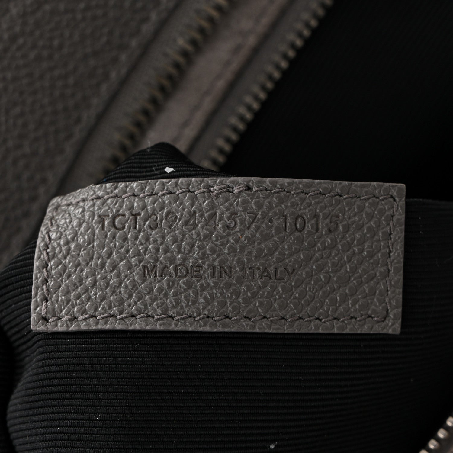 Saint Laurent Grained Calfskin Medium Cabas Rive Gauche Fog 7 of 12