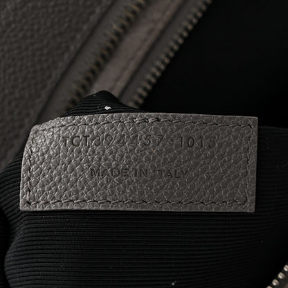 Saint Laurent Grained Calfskin Medium Cabas Rive Gauche Fog 7 of 12