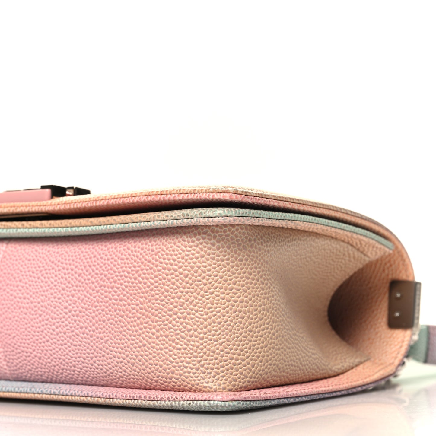 Caviar Quilted Medium Cuba Rainbow Boy Flap Multicolor