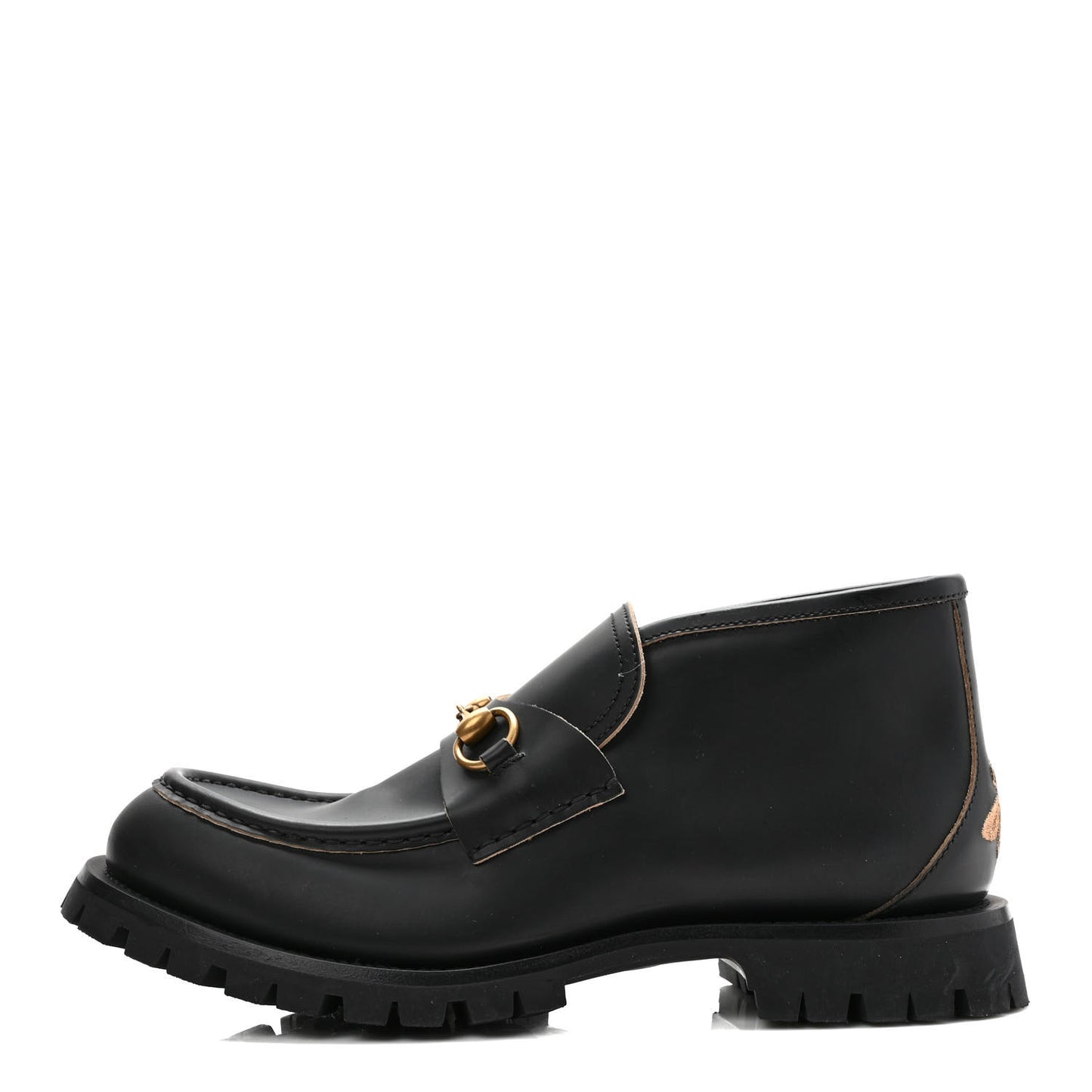 Cordovan Lux Mens Harald Horsebit Ankle Boots 10 Black