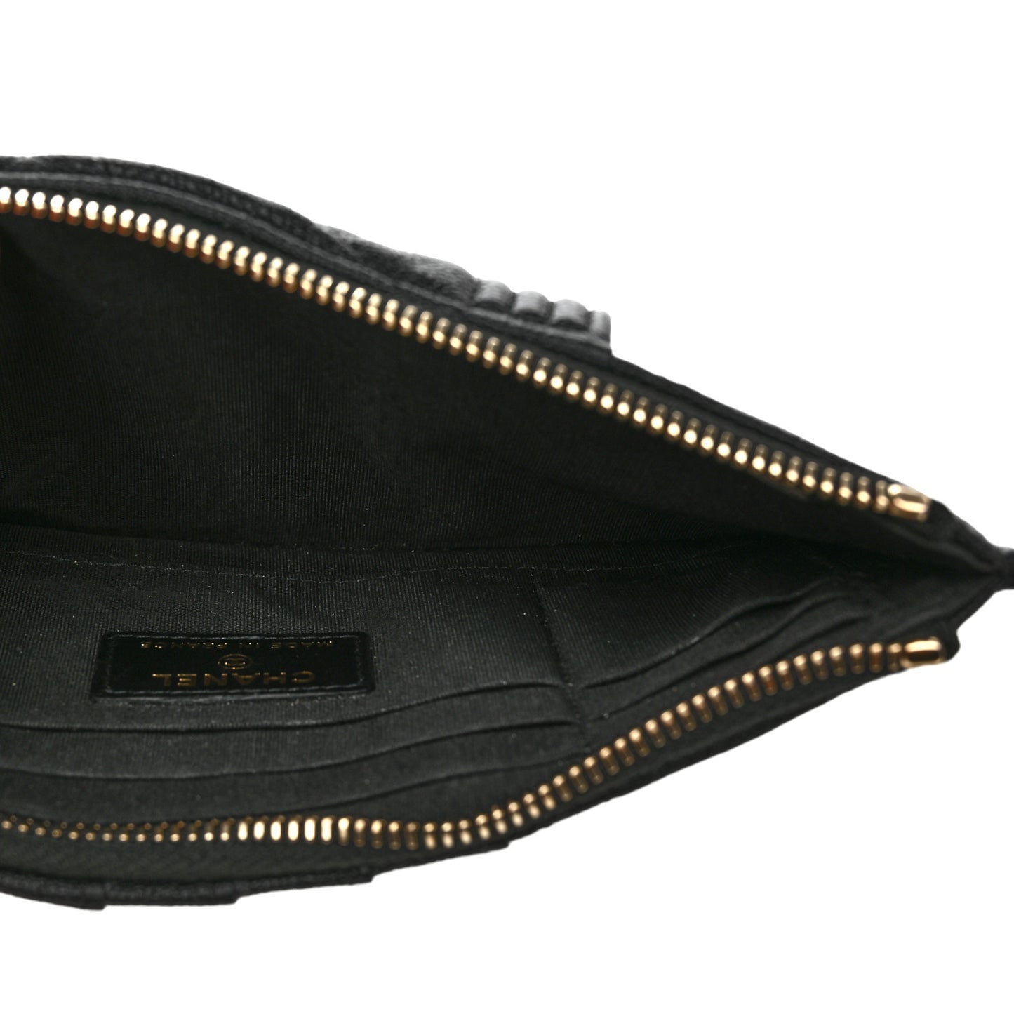 Caviar Quilted Boy iPhone Pouch Black