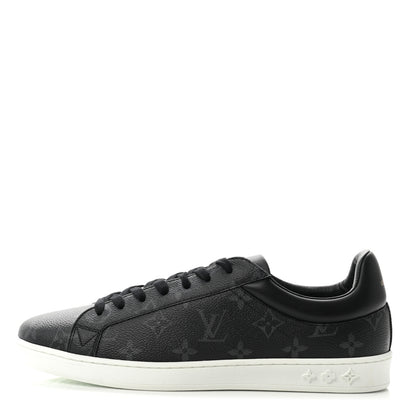 Louis Vuitton Calfskin Monogram Eclipse Luxembourg Sneakers 8 Black 1 of 8