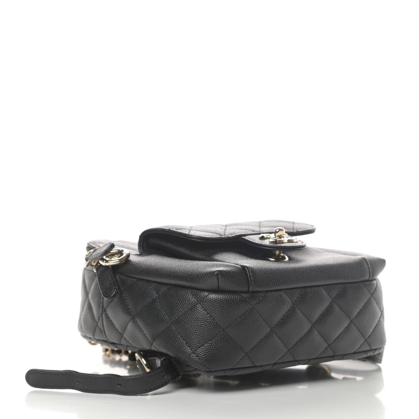 Caviar Quilted Small CC Day Backpack Black