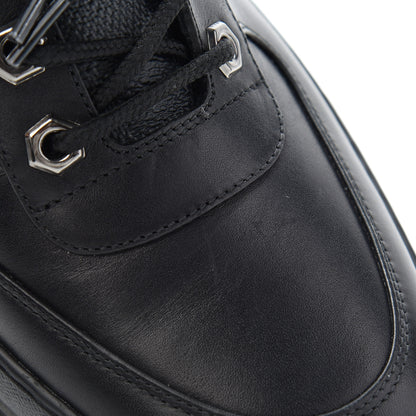 Louis Vuitton Calfskin Damier Graphite Mens Harlem Sneakers 7 Black 9 of 9