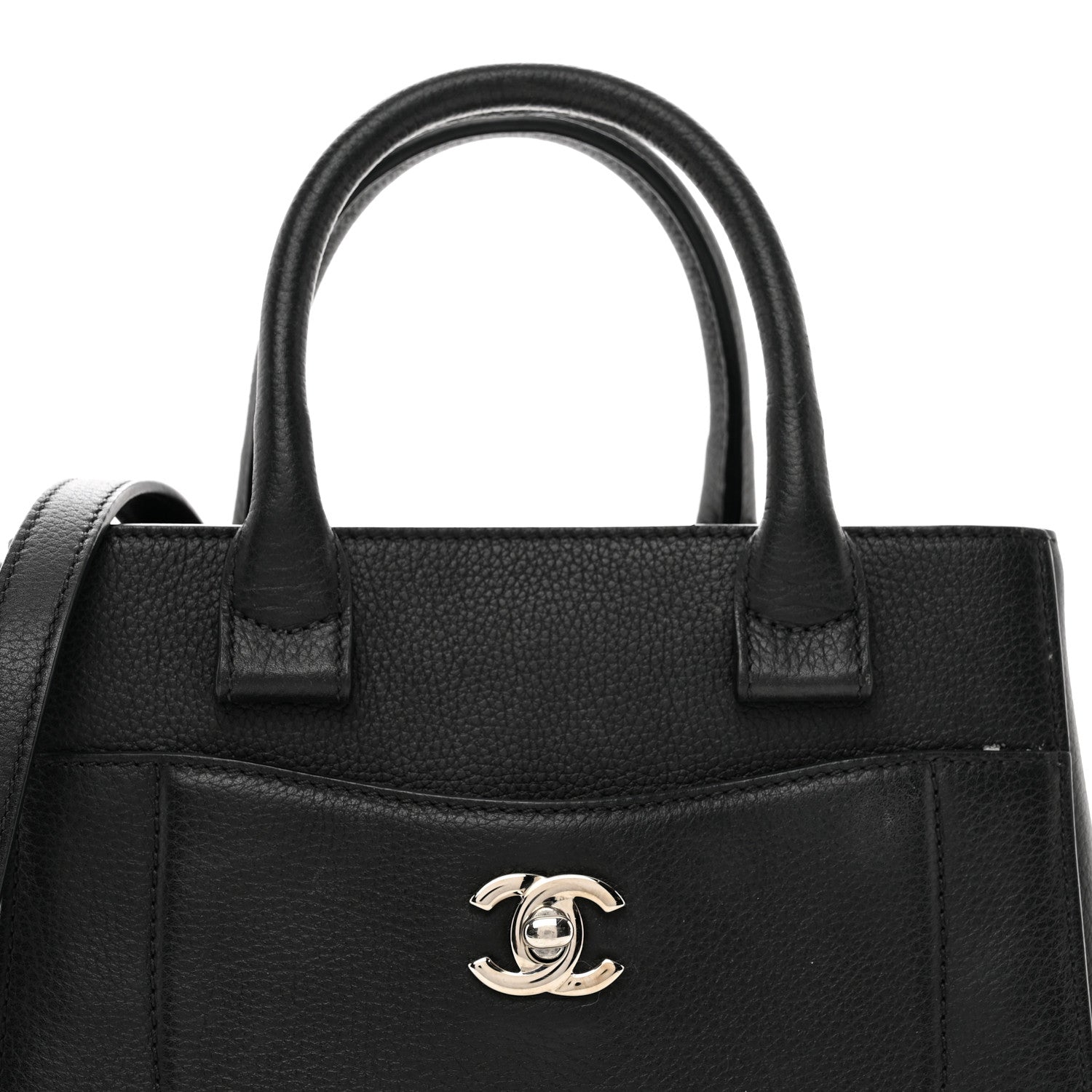 Chanel Grained Calfskin Mini Neo Executive Shopper Tote Black 5 of 13