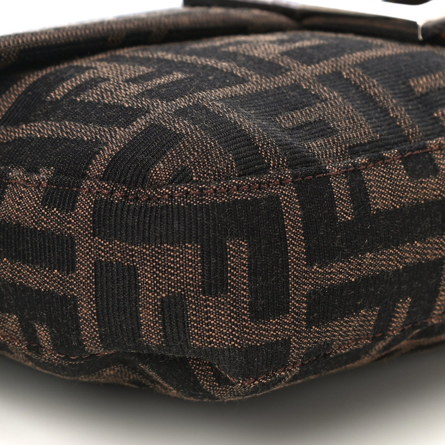 Fendi Zucca Mini Baguette Tobacco 12 of 16