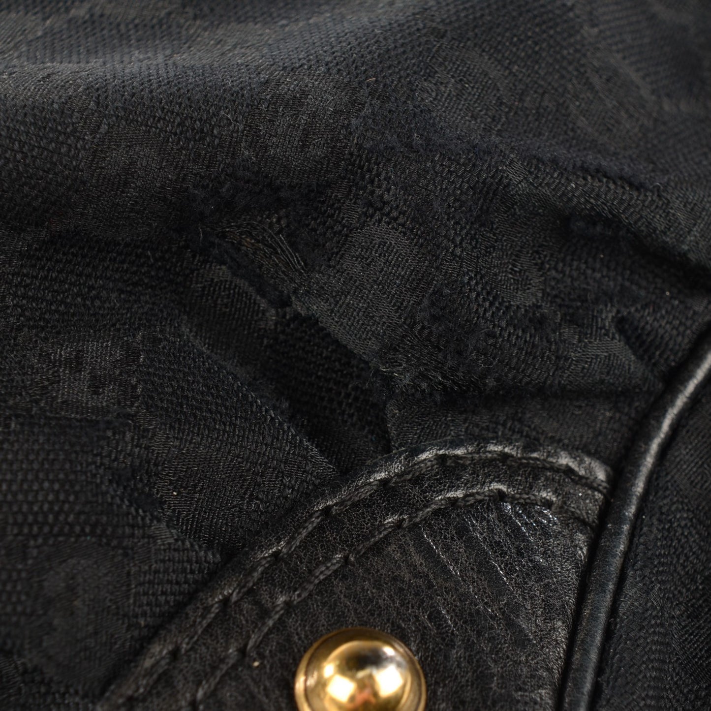 Monogram Medium Jockey Tote Black