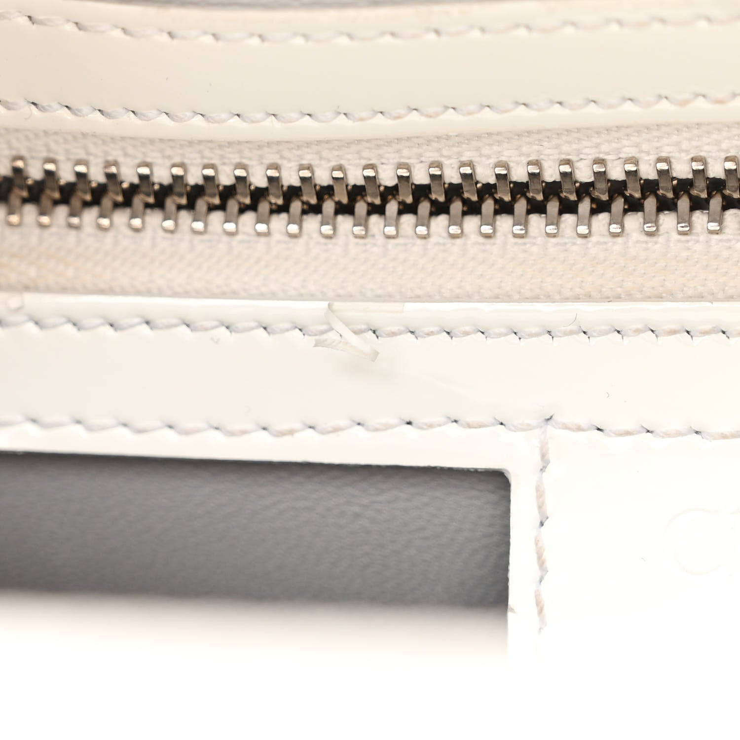 Christian Dior Patent Micro-Cannage Medium Lady Dior White 8 of 19