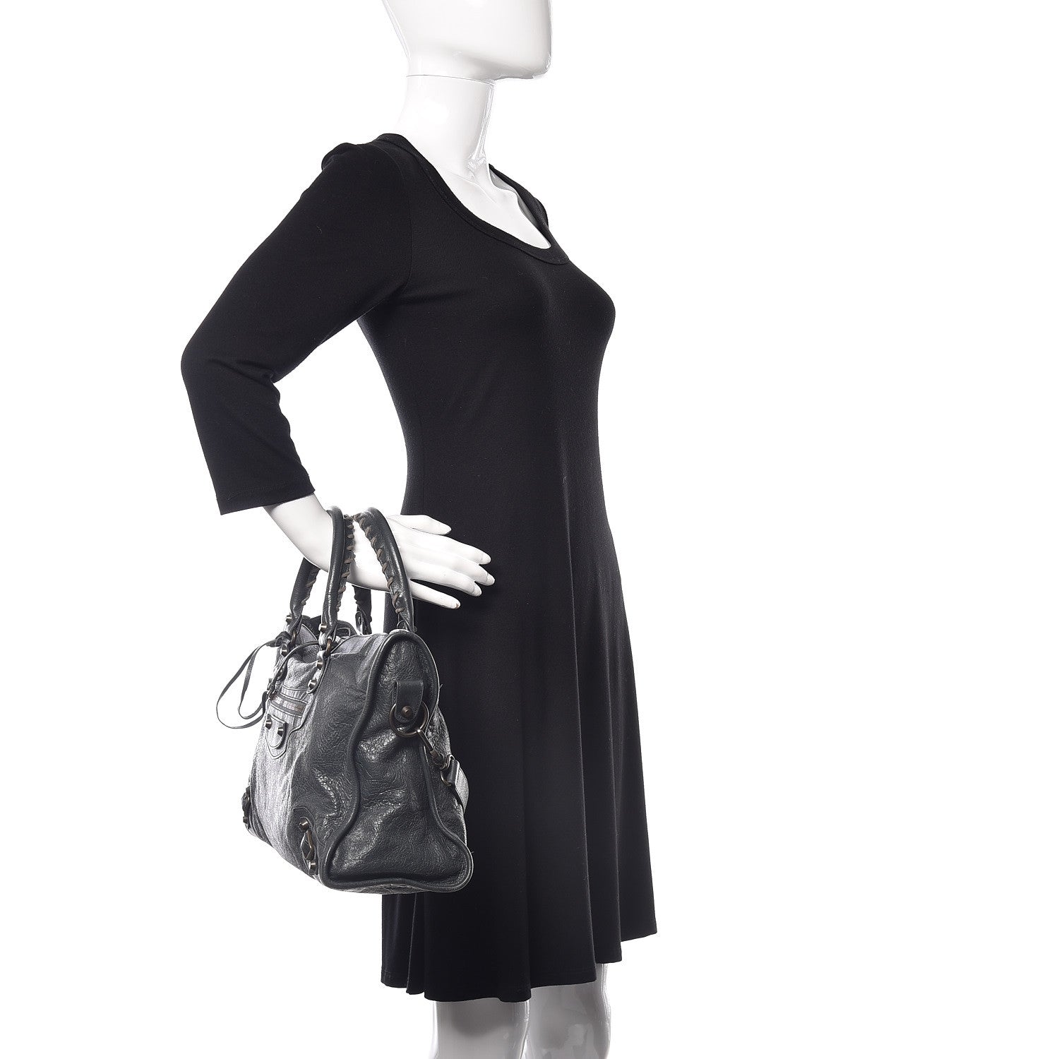 Balenciaga Agneau Classic Hardware City Anthracite 2 of 11