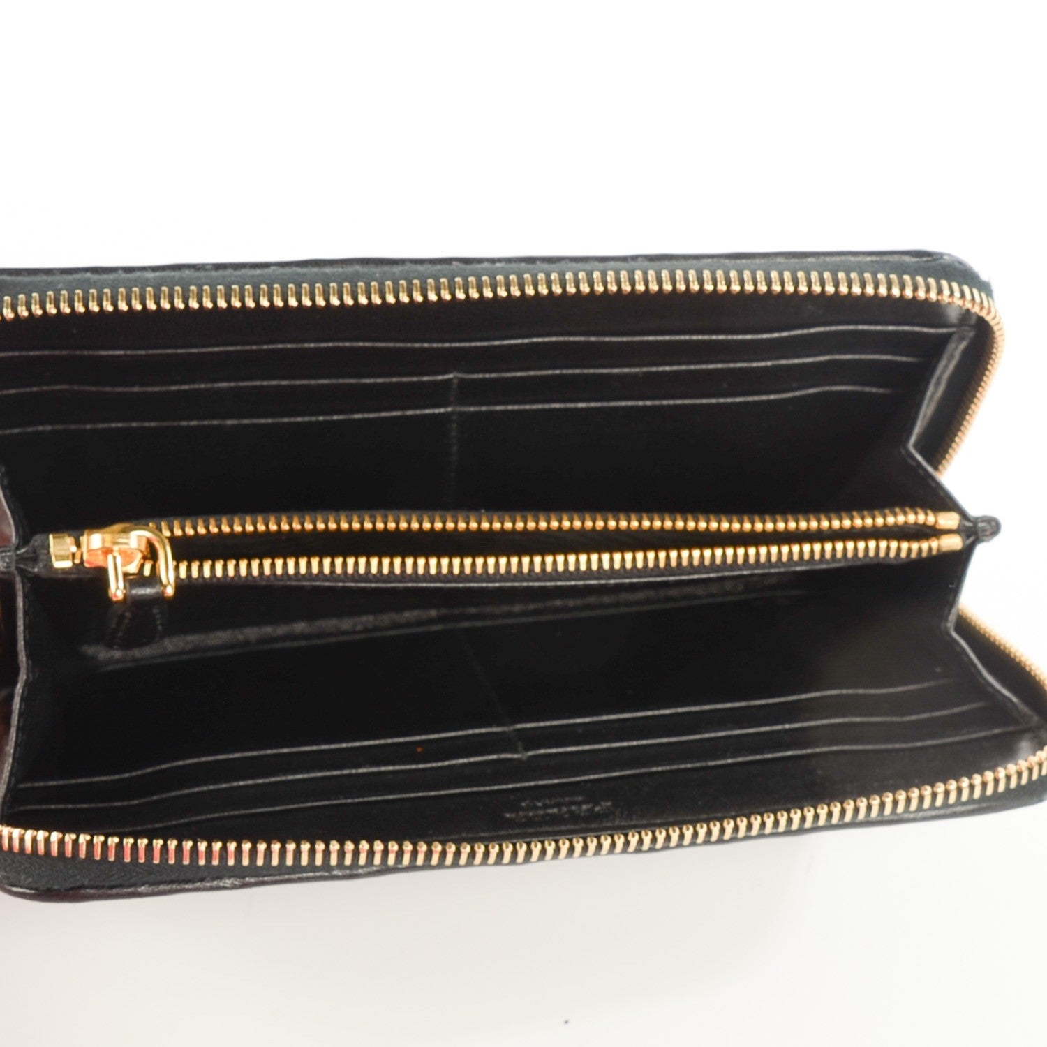 Prada Nappa Gaufre Zip Around Wallet Nero Black 8 of 11