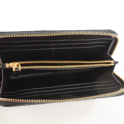 Prada Nappa Gaufre Zip Around Wallet Nero Black 8 of 11