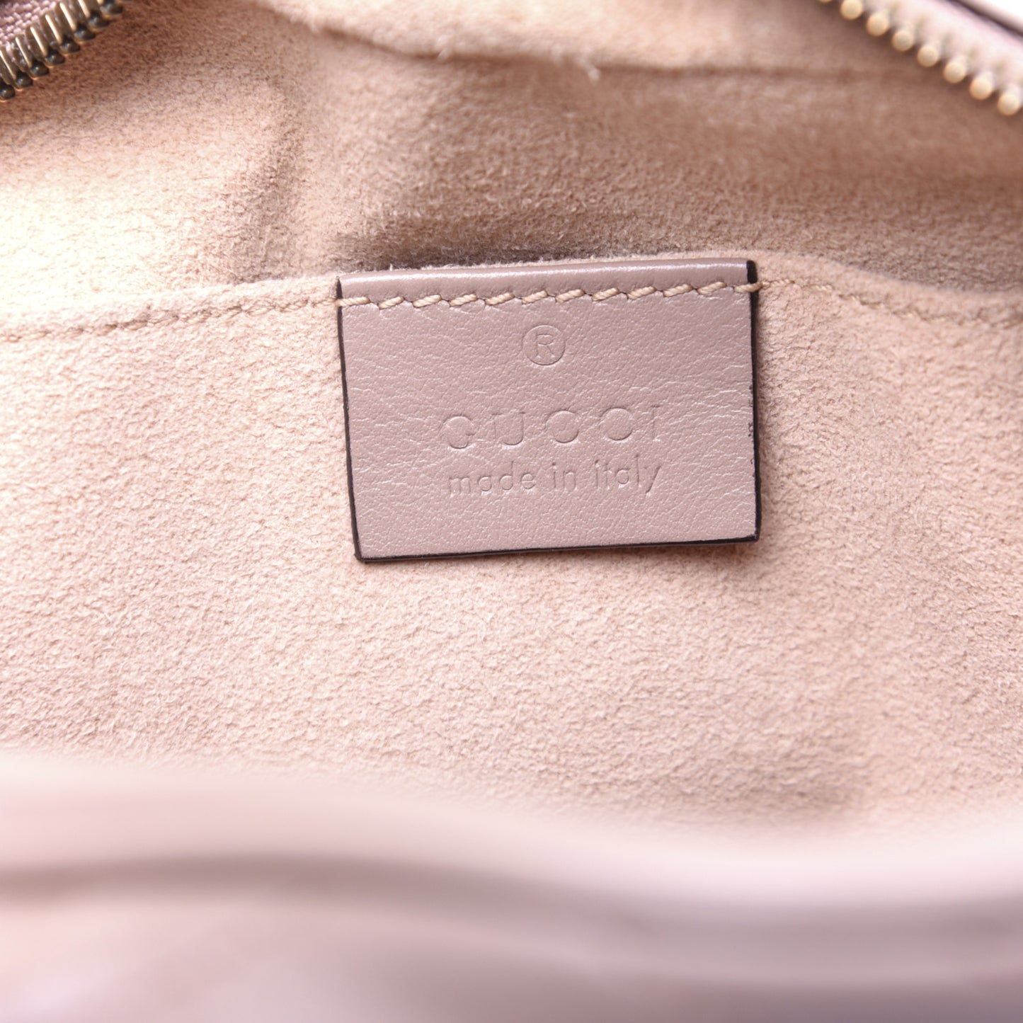 Calfskin Matelasse Small GG Marmont Chain Shoulder Bag Porcelain Rose