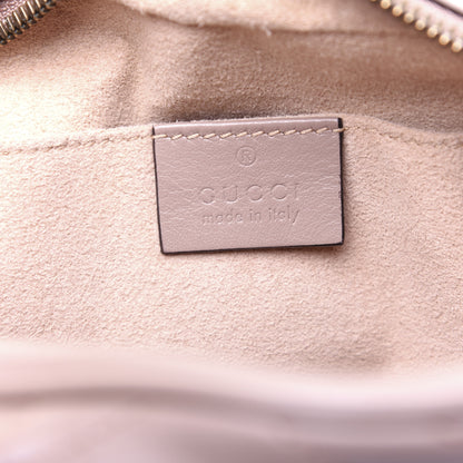 Gucci Calfskin Matelasse Small GG Marmont Chain Shoulder Bag Porcelain Rose 8 of 13