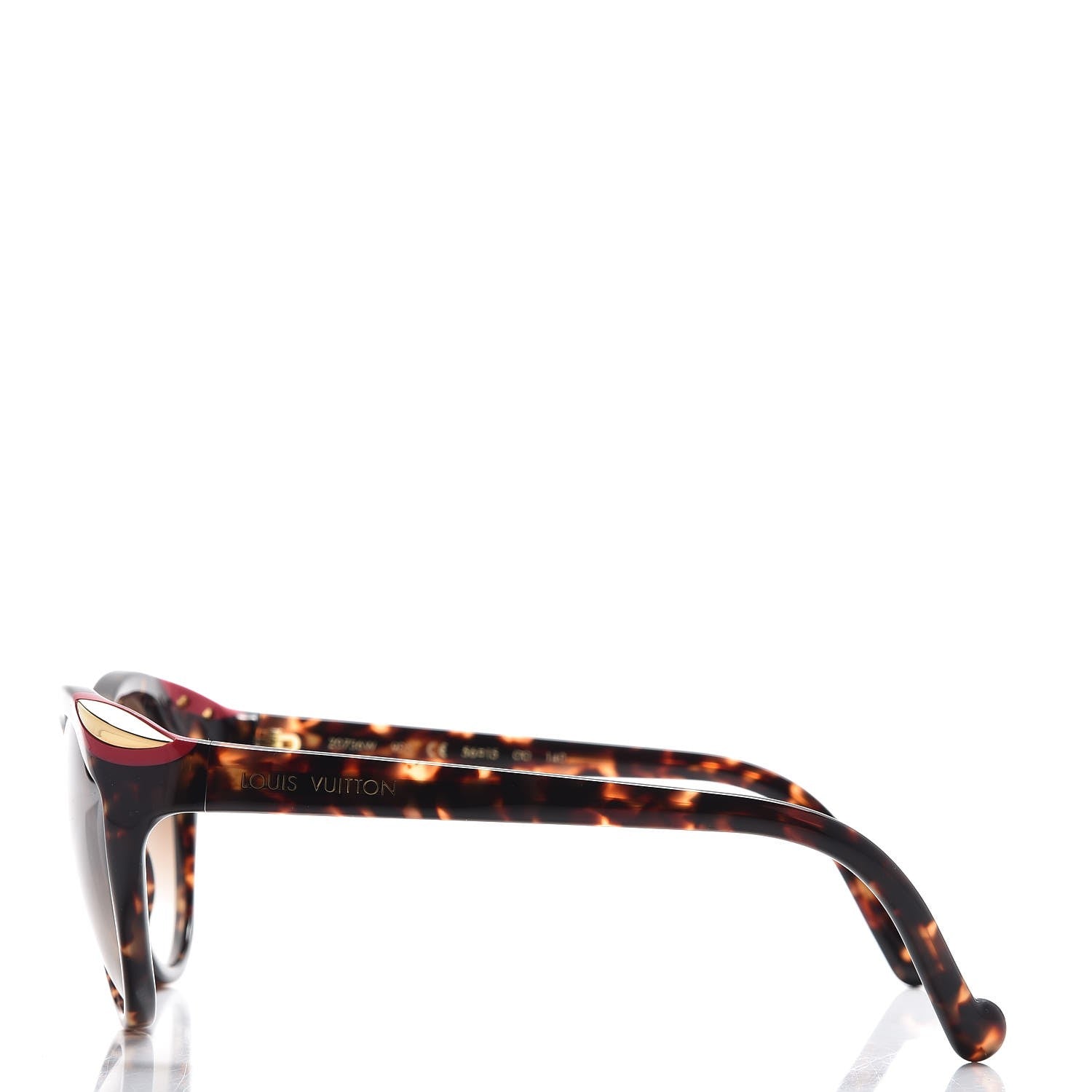 Louis Vuitton Ivy Cat Sunglasses Z0736W Tortoise 3 of 7