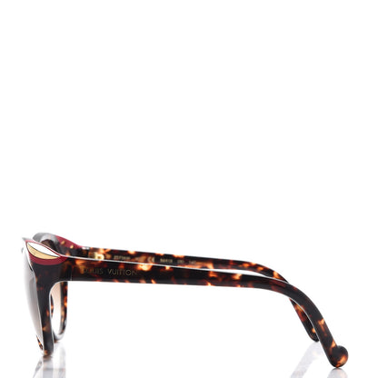 Louis Vuitton Ivy Cat Sunglasses Z0736W Tortoise 3 of 7