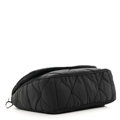 Prada Re-Nylon Quilted Padded Flap Shoulder Bag Black 4 of 18