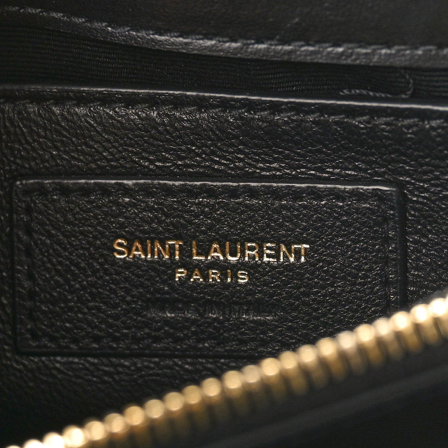 Saint Laurent Calfskin Y Quilted Monogram Small Loulou Chain Satchel Black 6 of 11