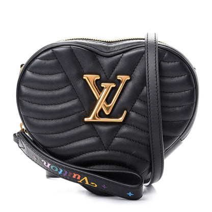 Louis Vuitton Calfskin New Wave Heart Bag Black 1 of 7