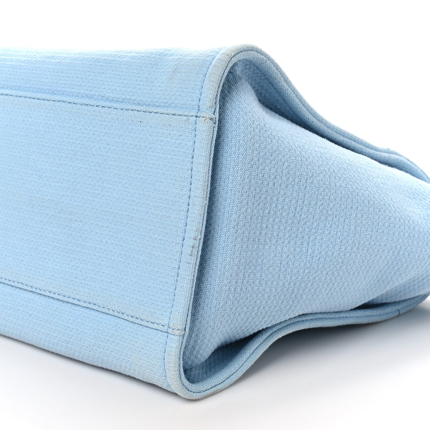 Mixed Fibers Medium Deauville Tote Light Blue
