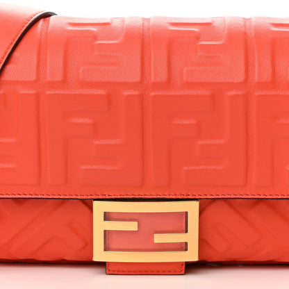 Fendi Nappa FF 1974 Embossed Baguette Tulipano 8 of 13