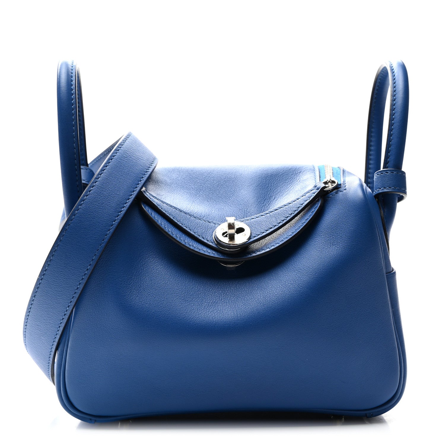 Hermes Swift Mini Lindy 20 Bleu France 1 of 10