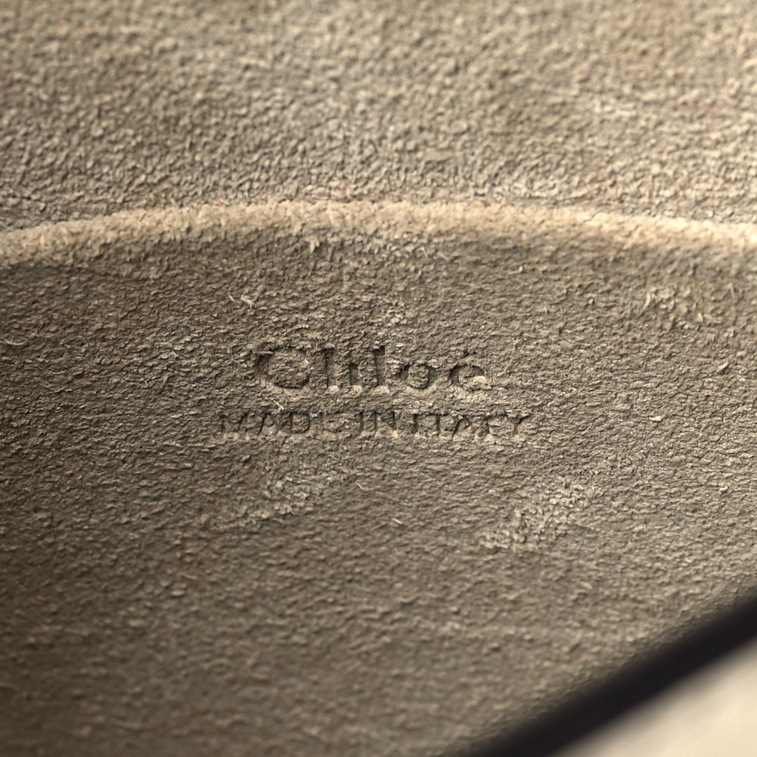 Chloe Calfskin Suede Small Nile Bracelet Bag Off White 6 of 11