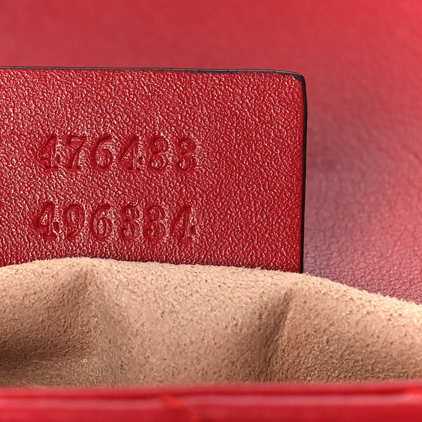 Calfskin Matelasse Super Mini GG Marmont Shoulder Bag Hibiscus Red