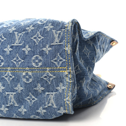Louis Vuitton Monogram Denim Onthego MM Blue 9 of 9