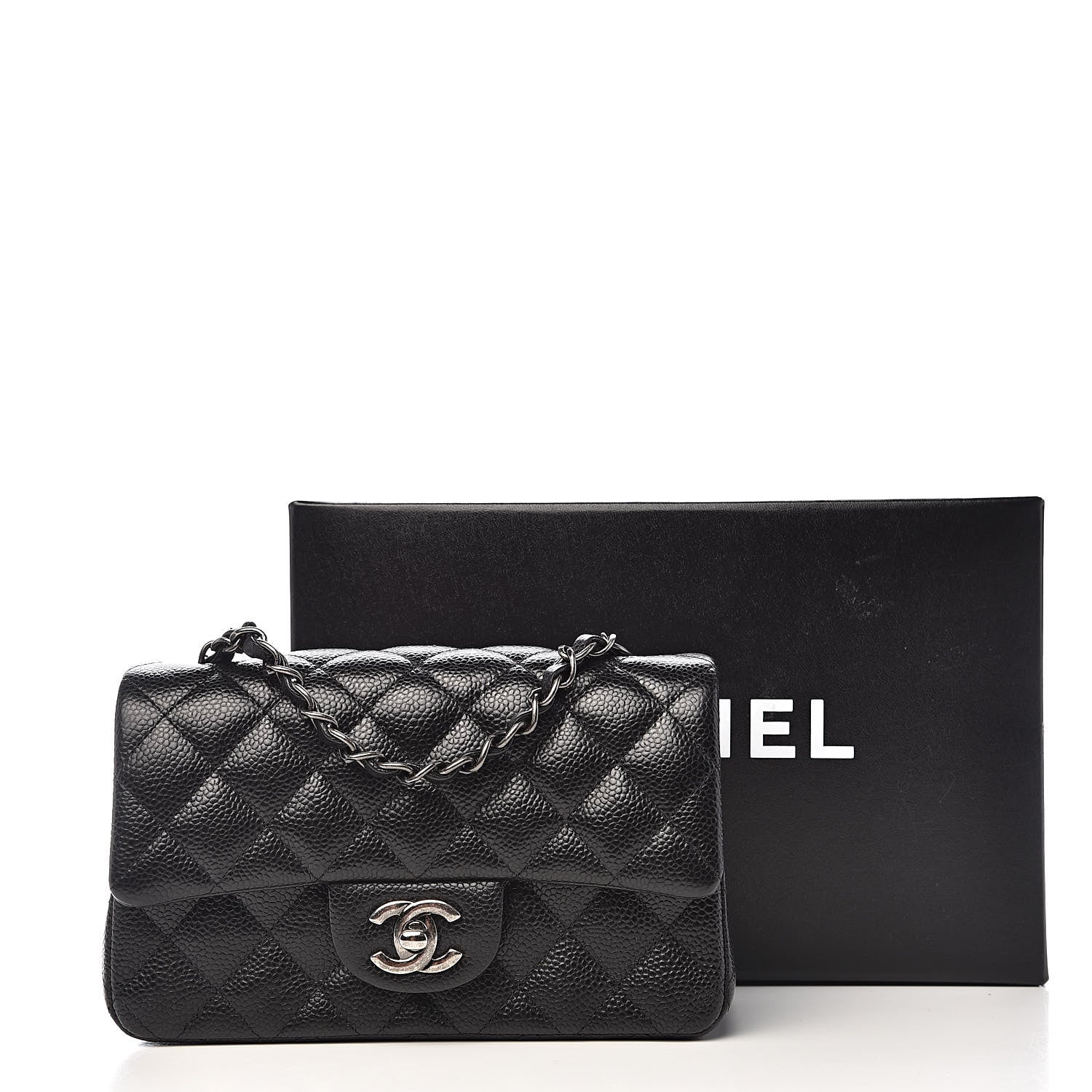 Chanel Caviar Quilted Mini Rectangular Flap Black 11 of 11
