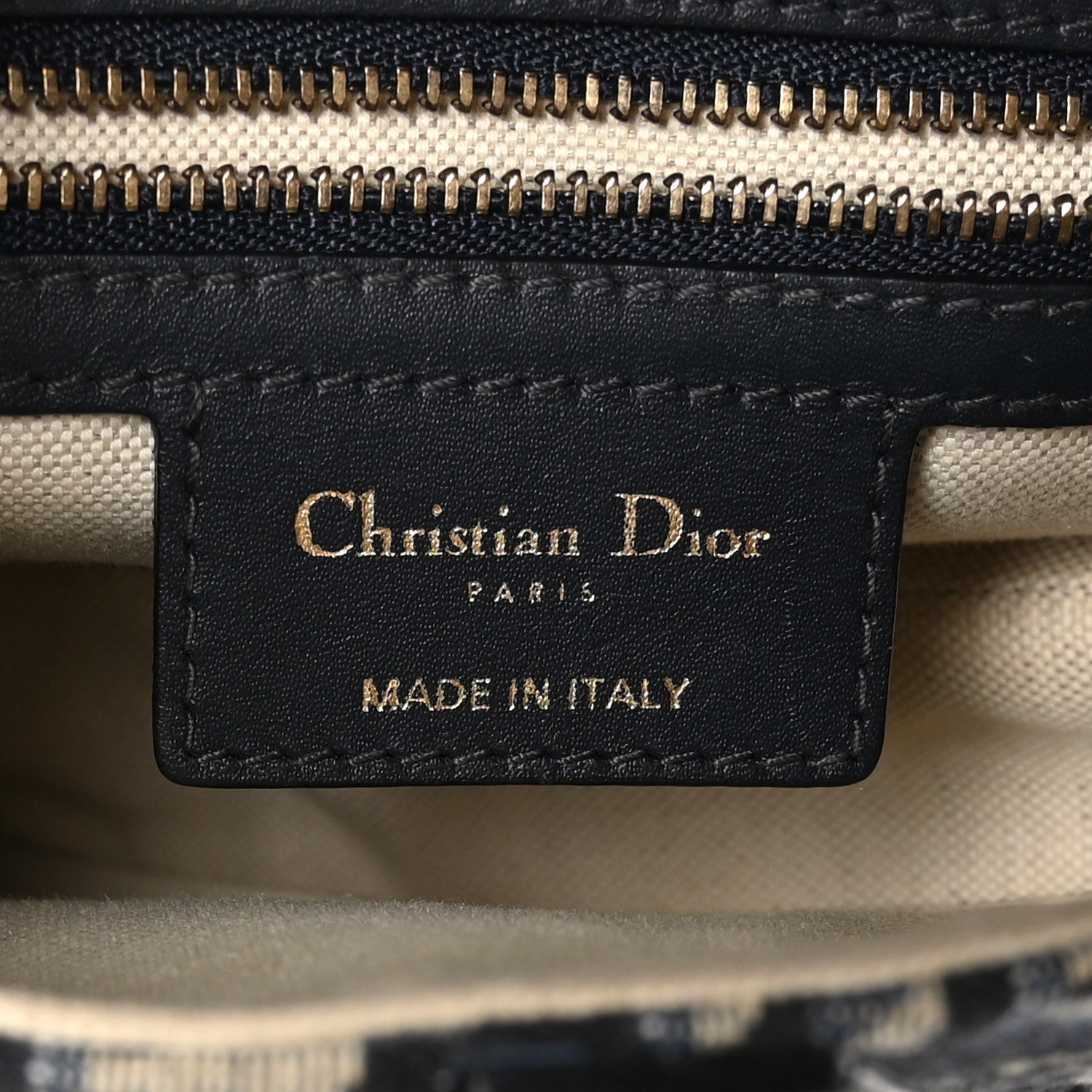 Christian Dior Oblique Saddle Bag Blue 6 of 10
