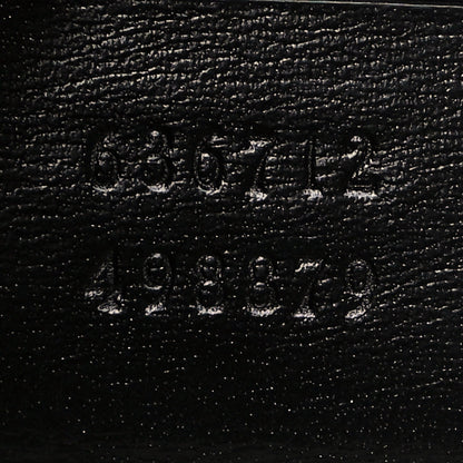 Gucci X BALENCIAGA Calfskin Logo Print Medium Jackie 1961 Hobo Black 7 of 12