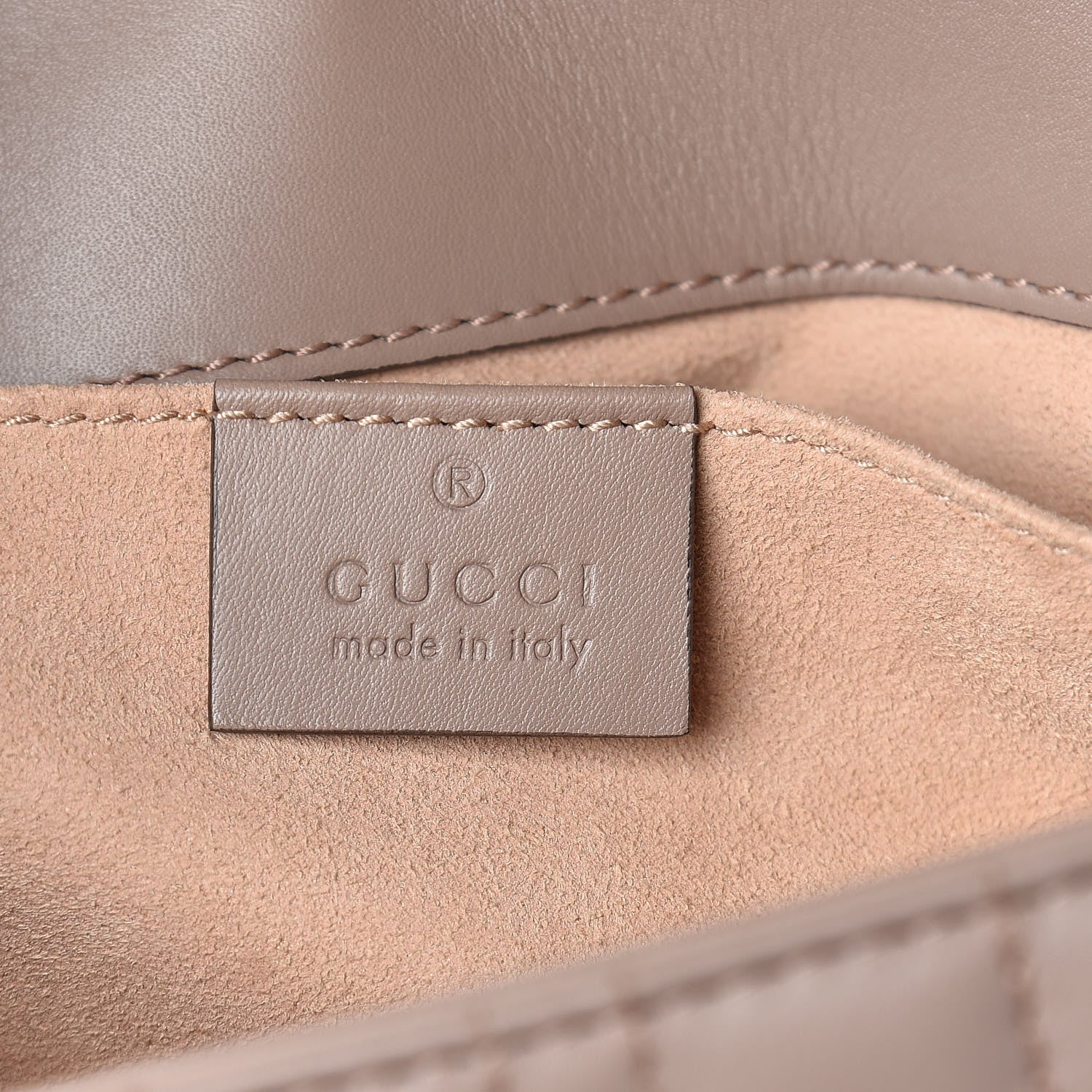 Gucci Calfskin Matelasse Studded Mini Pearly GG Marmont Shoulder Bag Porcelain Rose 8 of 10