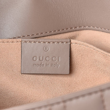 Gucci Calfskin Matelasse Studded Mini Pearly GG Marmont Shoulder Bag Porcelain Rose 8 of 10