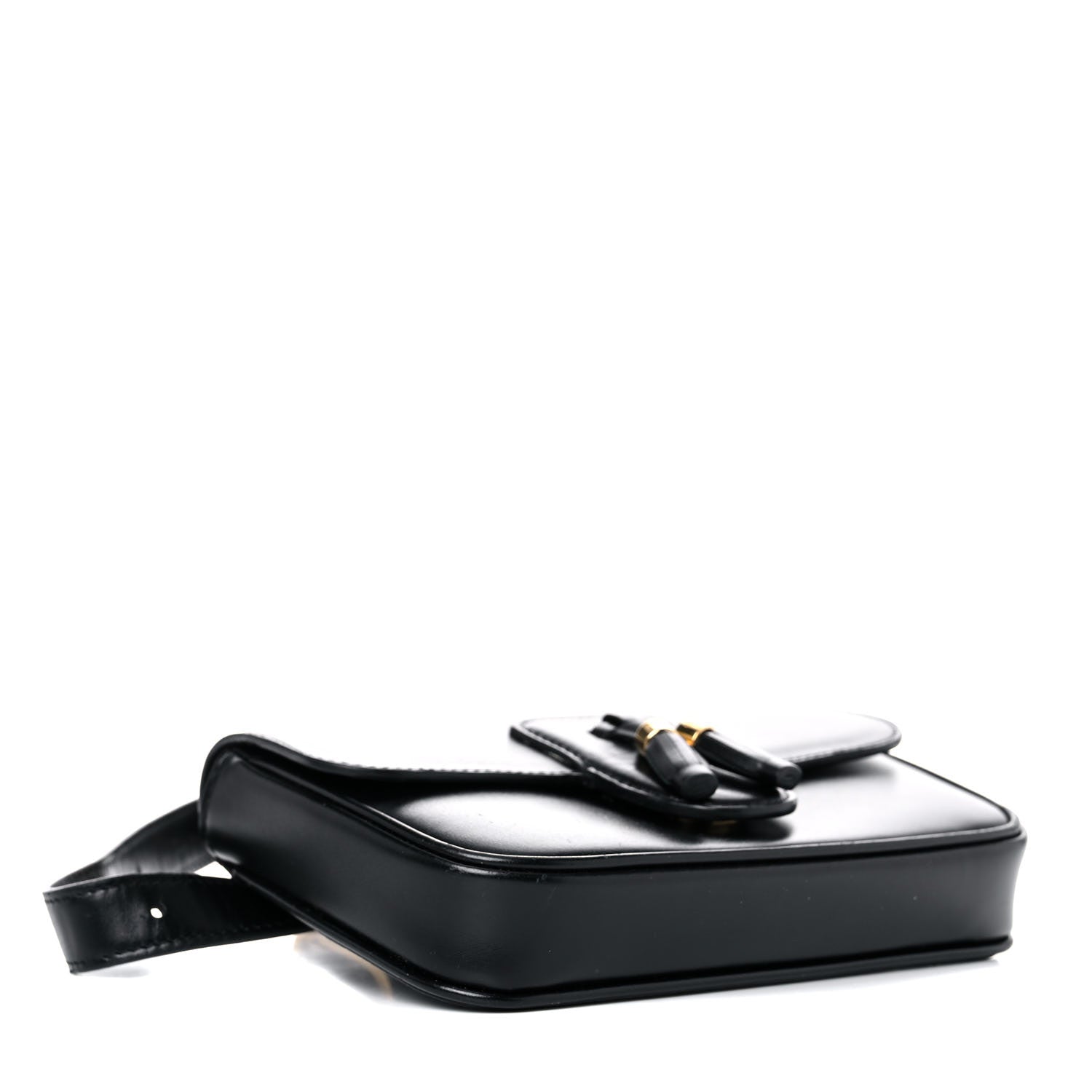 Celine Smooth Calfskin Tassel Belt Bag Black 4 of 19