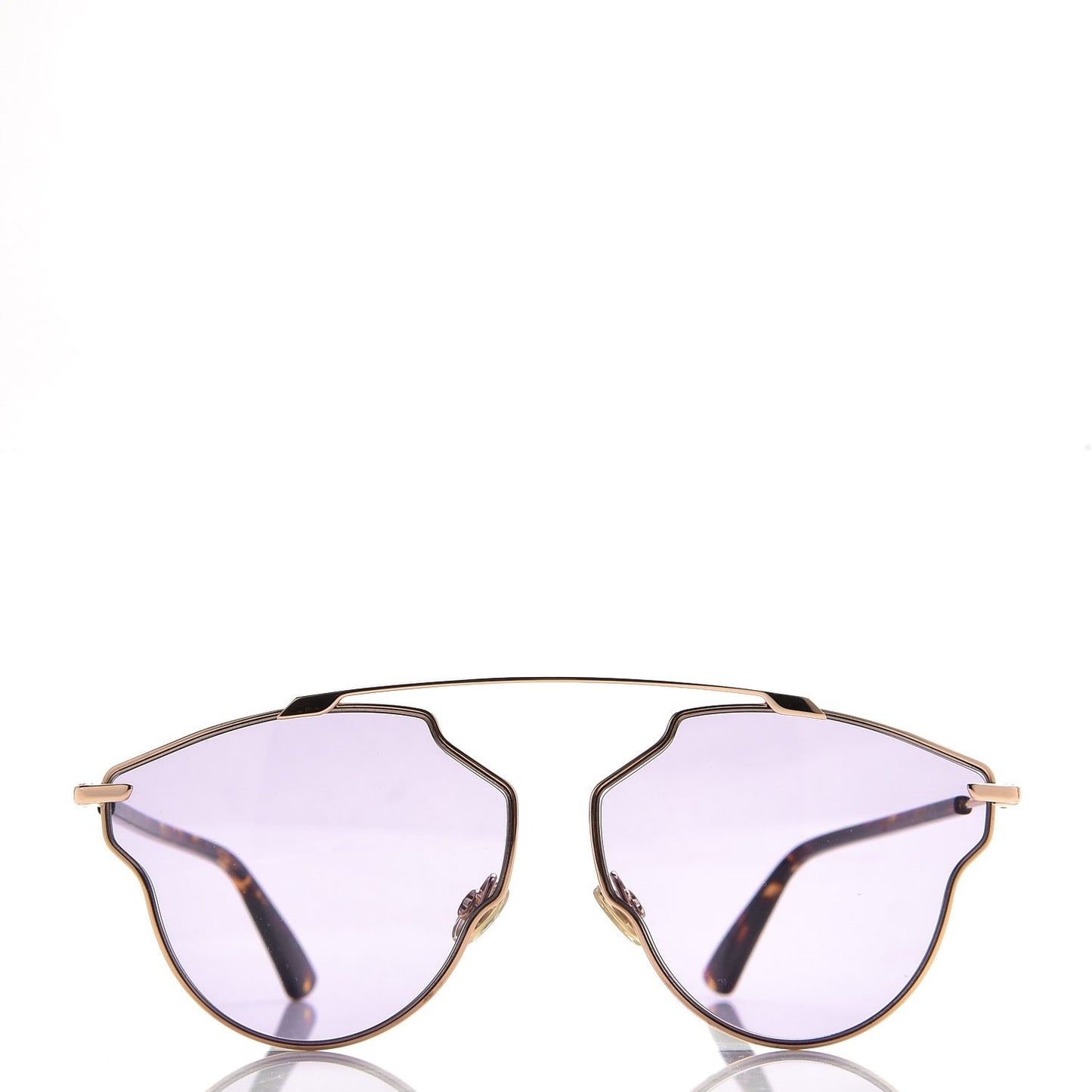 So Real Pop Sunglasses Rose Gold Purple