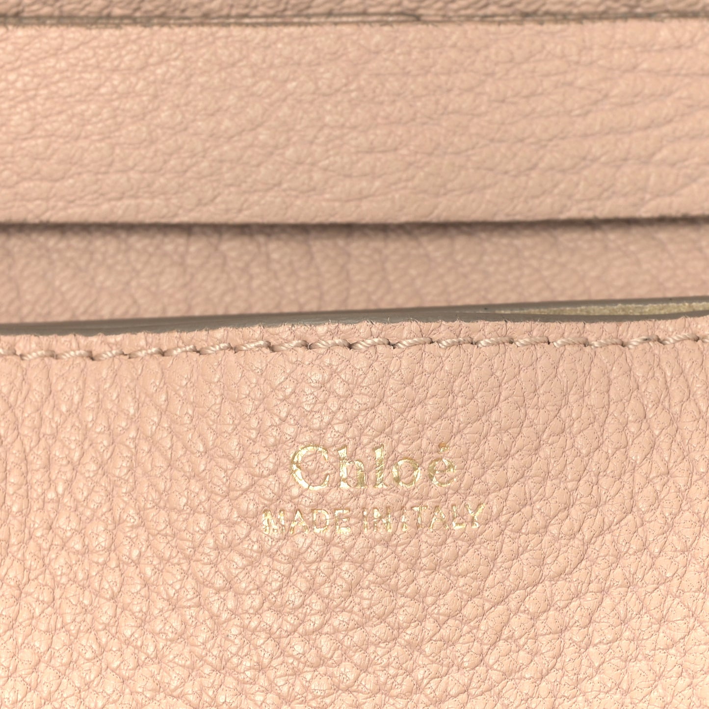 Grained Lambskin Mini Drew Shoulder Bag Cement Pink