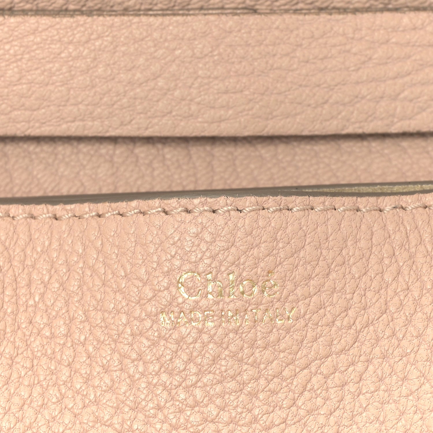 Chloe Grained Lambskin Mini Drew Shoulder Bag Cement Pink 6 of 8