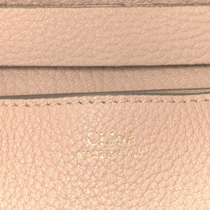 Chloe Grained Lambskin Mini Drew Shoulder Bag Cement Pink 6 of 8