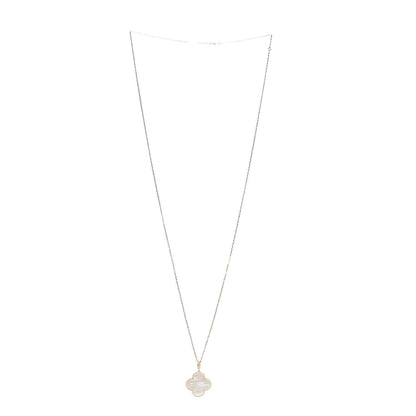 Van Cleef & Arpels 18K Yellow Gold Mother of Pearl Magic Alhambra Long Necklace 3 of 6