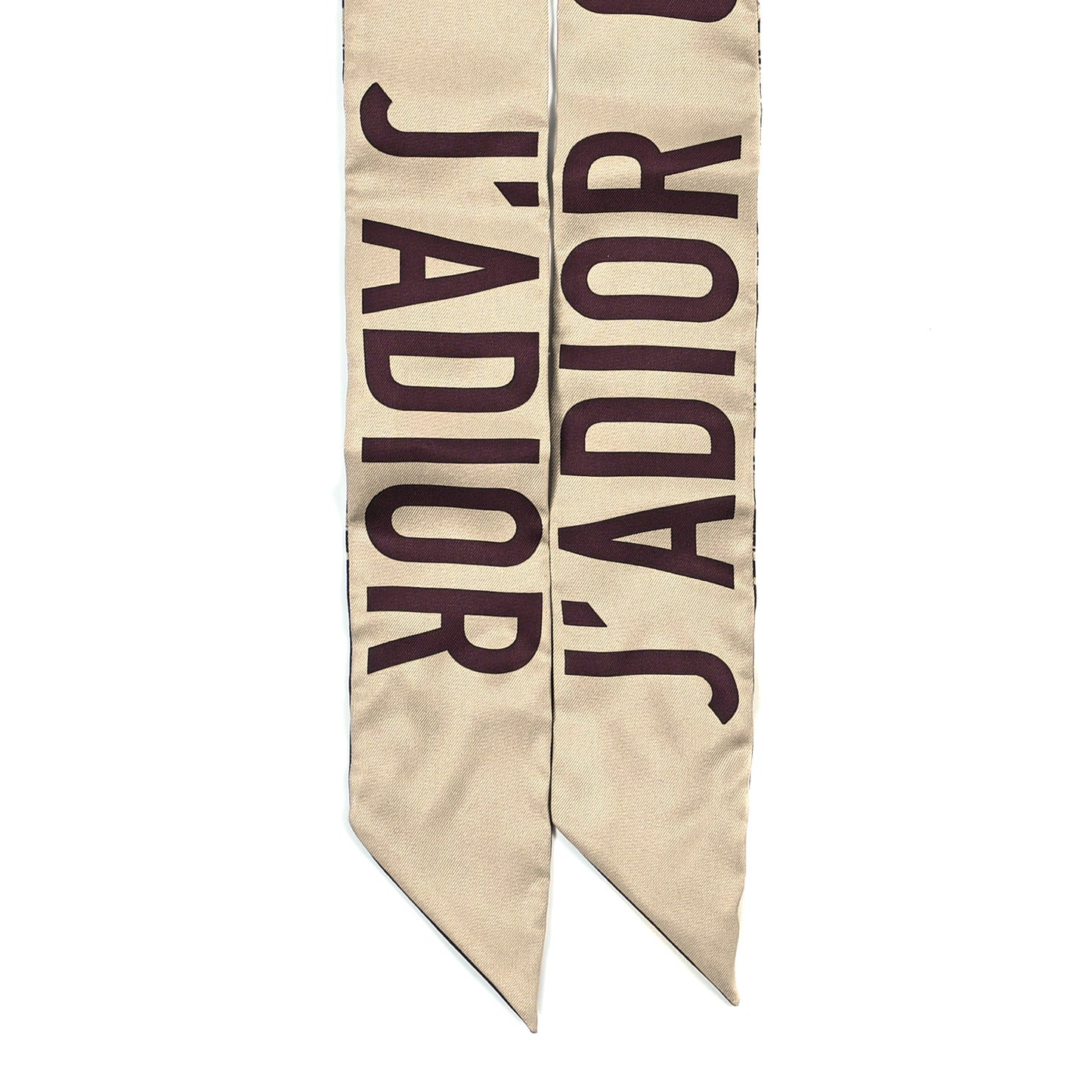 Silk Oblique Mitzah Scarf Bordeaux