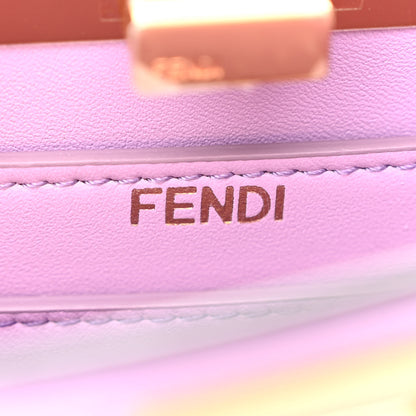Fendi Shiny Nappa Petite Peekaboo I SEE U Satchel Violetta 6 of 10