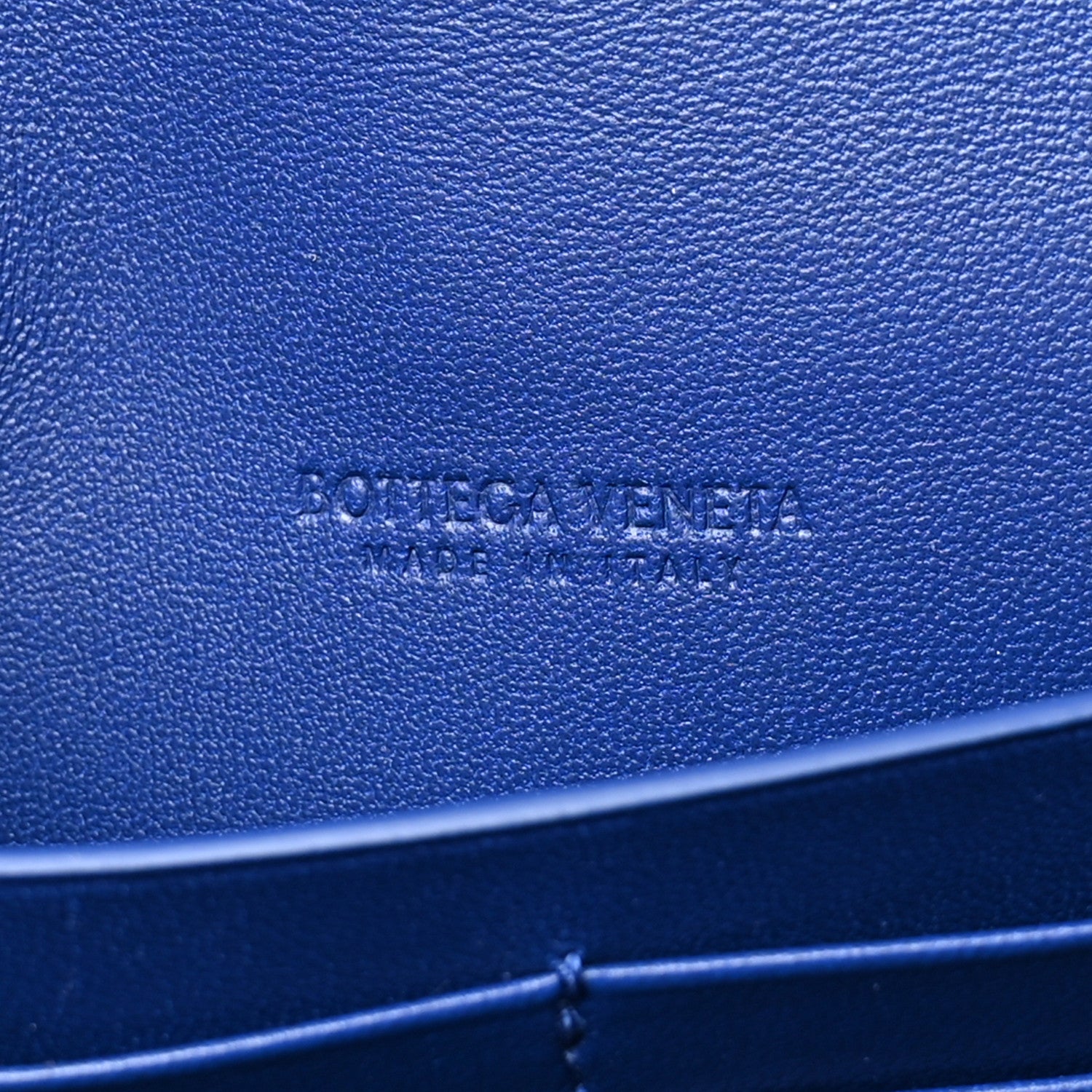 Bottega Veneta Suede Intrecciato Long Andiamo Top Handle Clutch Blue Royal 6 of 6