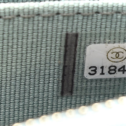 Chanel Caviar Quilted Zip Around Coin Purse Wallet Dark Green 7 of 8